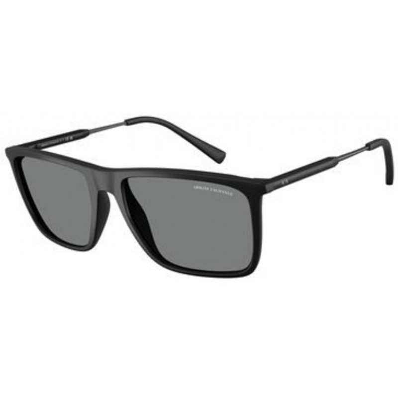 Sunglasses Armani Exchange AX 4160 SF 807887 Matte Black / Dark Grey Polyamide Standard 57mm
