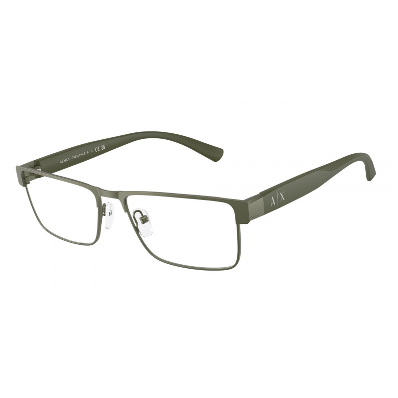 Eyeglasses Armani Exchange AX 1078 6134 Matte Green / Demo Lens 55mm