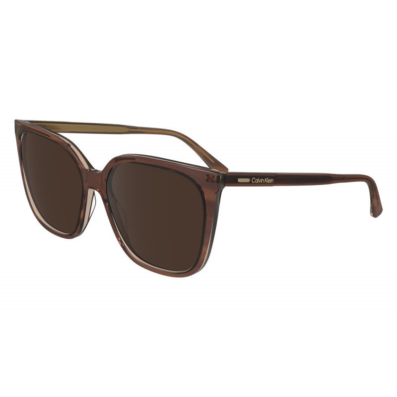 Sunglasses CK 24509 S 203 Striped Brown Rose 56mm