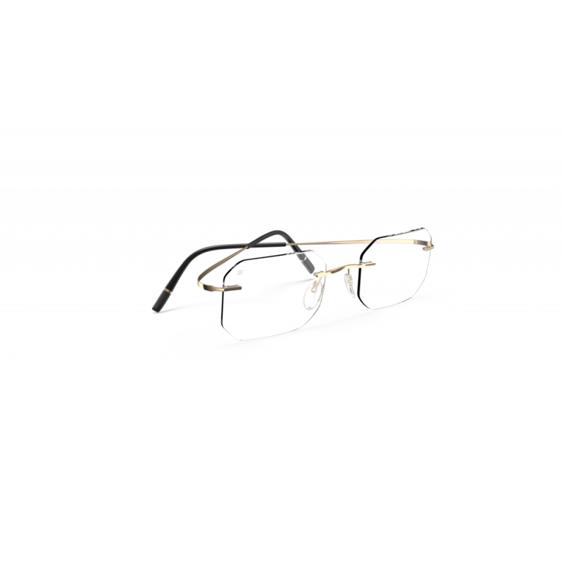 Eyeglasses Silhouette Titan Minimal Art Stellar Demo Rimless 5599 7530 Astral Gold 47mm