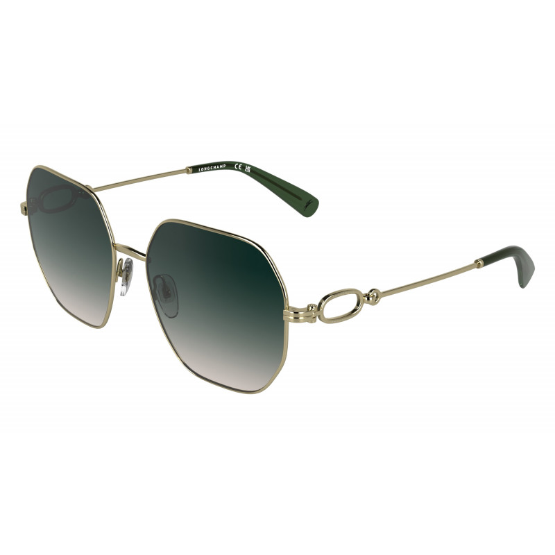 Sunglasses LONGCHAMP LO 187 S 725 Gold/Gradient Green Rose 58mm