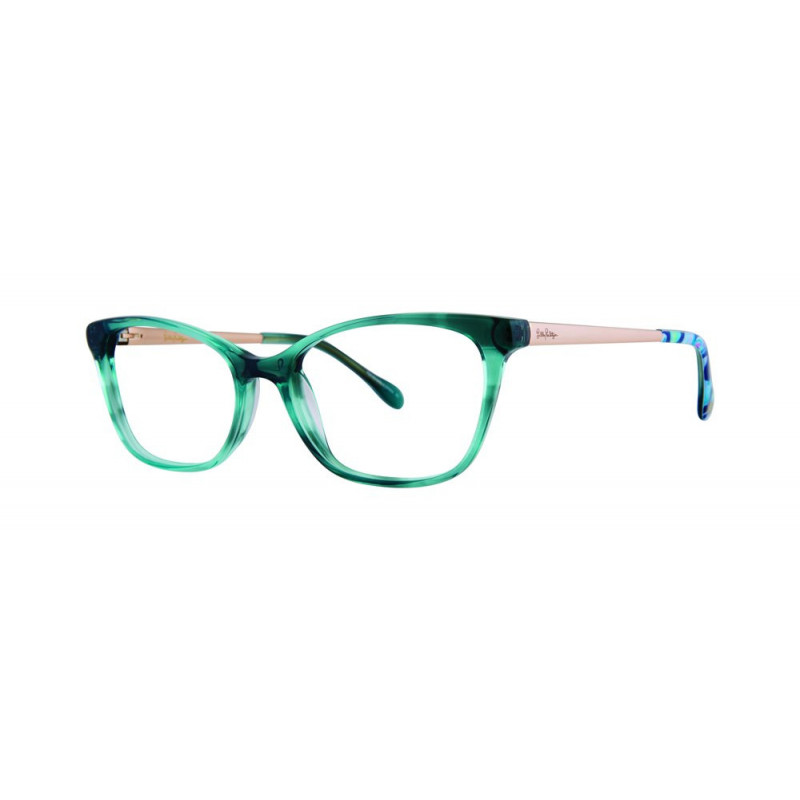Eyeglasses Lilly Pulitzer Selma Teal In The Details 51mm