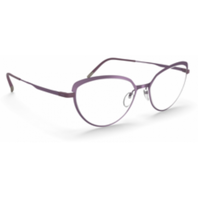 Eyeglasses Silhouette Lite Wave Full Rim 5532 4140 Velvet Cassis 54mm