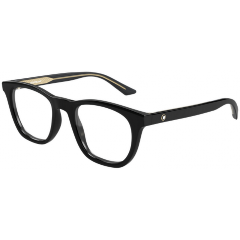 Eyeglasses Montblanc MB 0422 O- 001 Black / Transparent 51mm