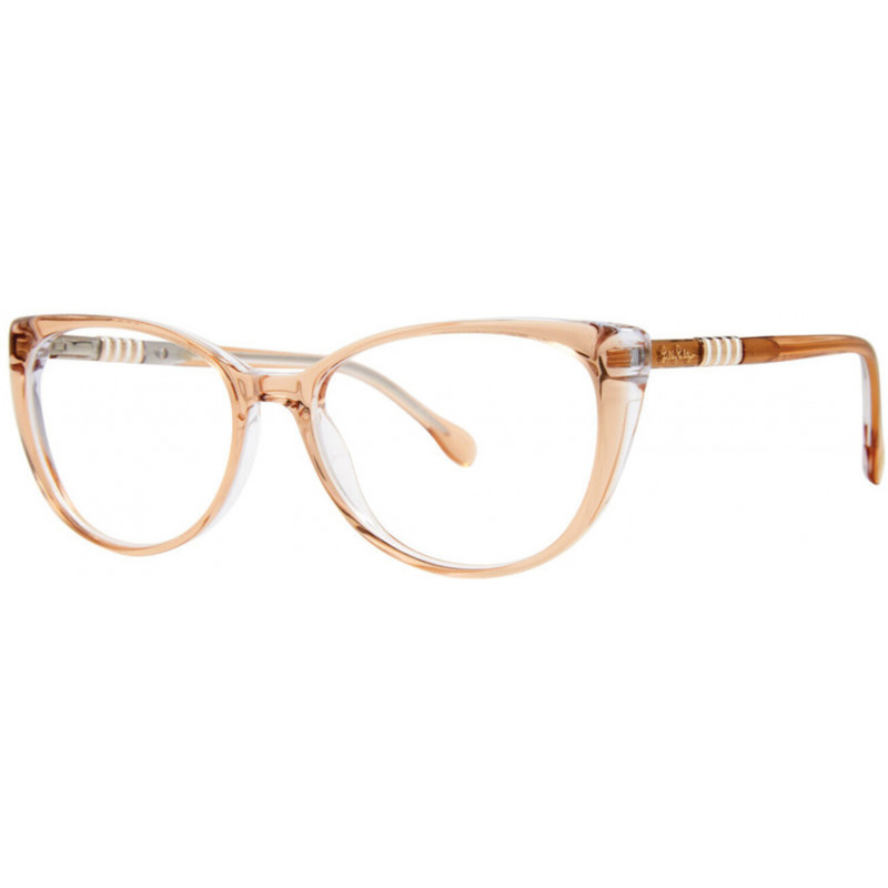 Eyeglasses Lilly Pulitzer Blanca Golden Crystal Eyeglasses Lilly Pulitzer Blanca Golden Crystal