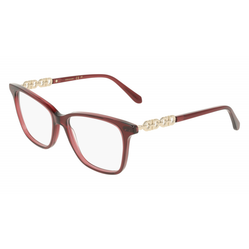 Eyeglasses FERRAGAMO SF 3064 655 Transparent Wine 54mm