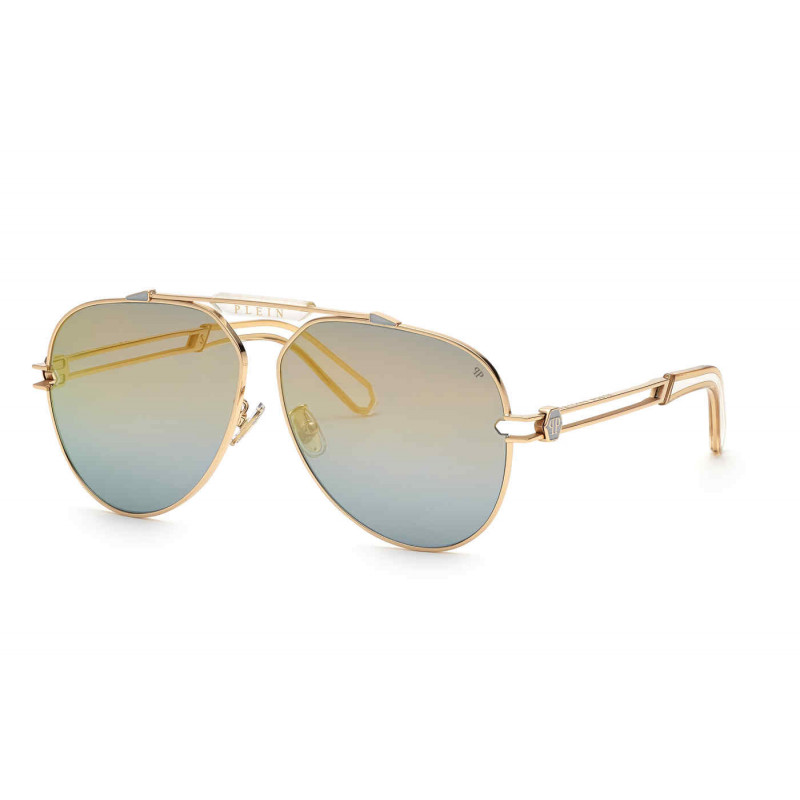 Sunglasses Philipp Plein SPP 048 M Rose Gold With Colors -033m 033m - Sunglasses Philipp Plein SPP 048 M Rose Gold With Colors -033m 033m -