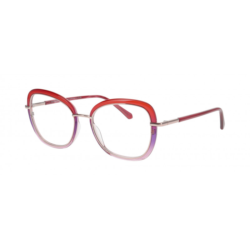Eyeglasses Pro-design Denmark MEDLEY 2 4145 Red / Nosepads 53mm
