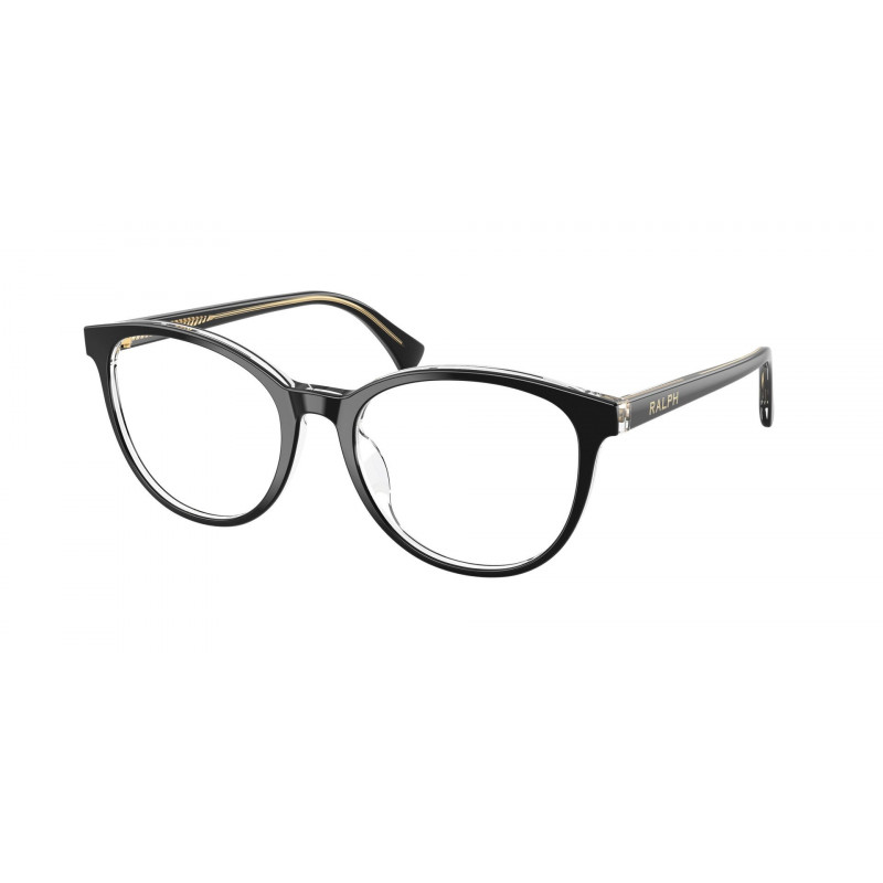 Eyeglasses Ralph RA 7188 U 6297 Shiny Black On Transparent / Demo 54mm