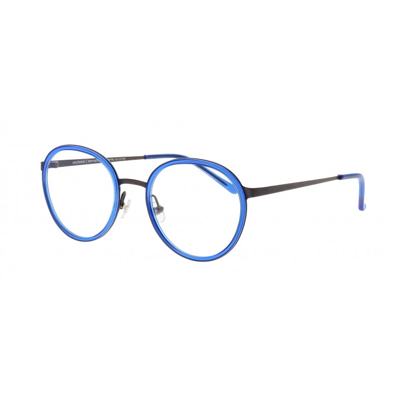 Eyeglasses Pro-design Denmark DUAL 1 9025 Blue Medium Transparent / Nosepad Eyeglasses Pro-design Denmark DUAL 1 9025 Blue Medium Transparent / Nosepad