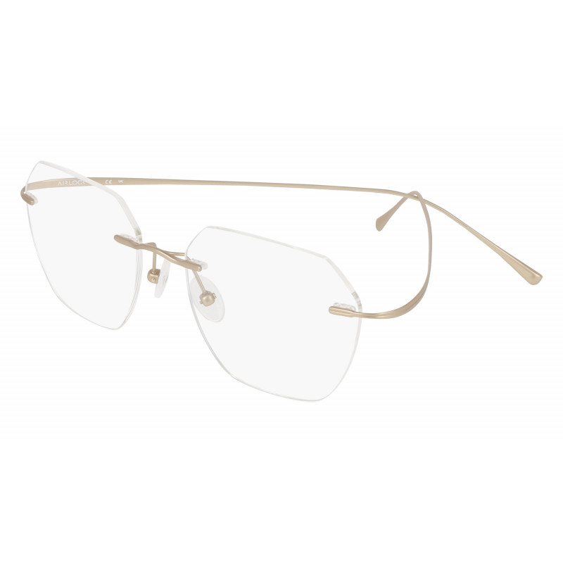 Eyeglasses MARCHON AIRLOCK 106 D 712 Matte Light Gold 54mm