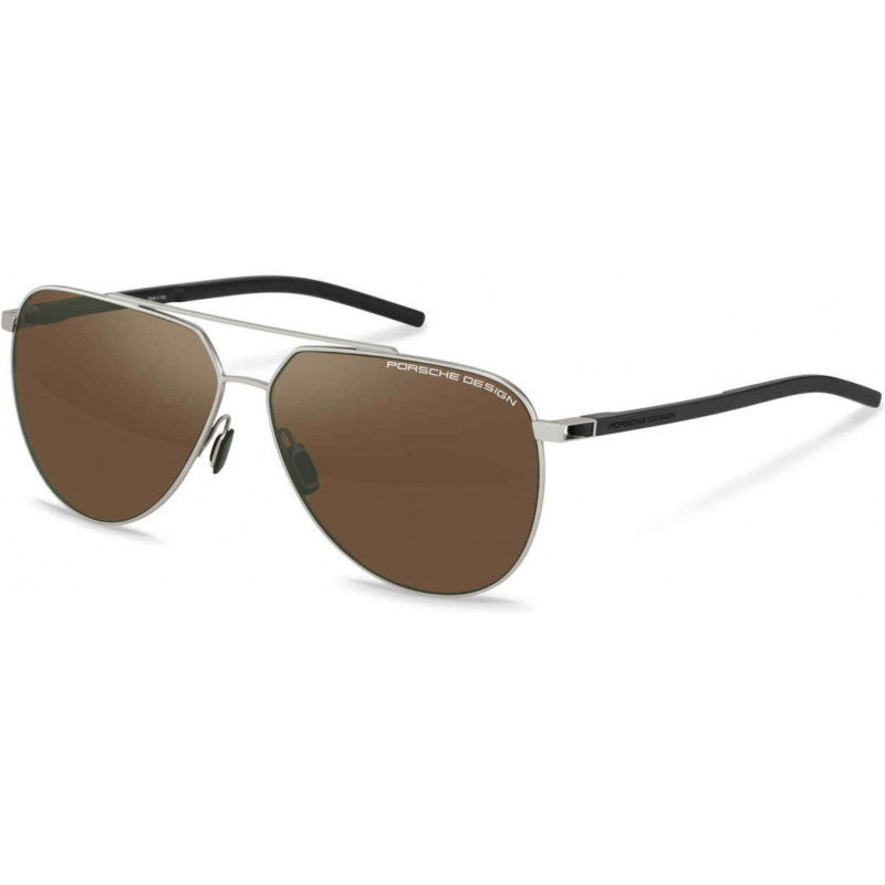 Sunglasses Porsche Design P 8968 d604 Silver Brown 63mm