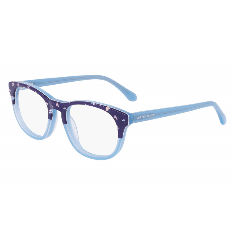 Eyeglasses Draper James DJ 1014 400 Indigo Floral Eyeglasses Draper James DJ 1014 400 Indigo Floral