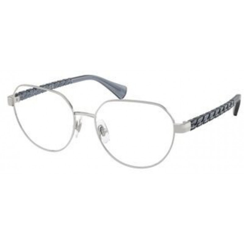 Eyeglasses Ralph RA 6065 9001 Shiny Silver / Demo 52mm