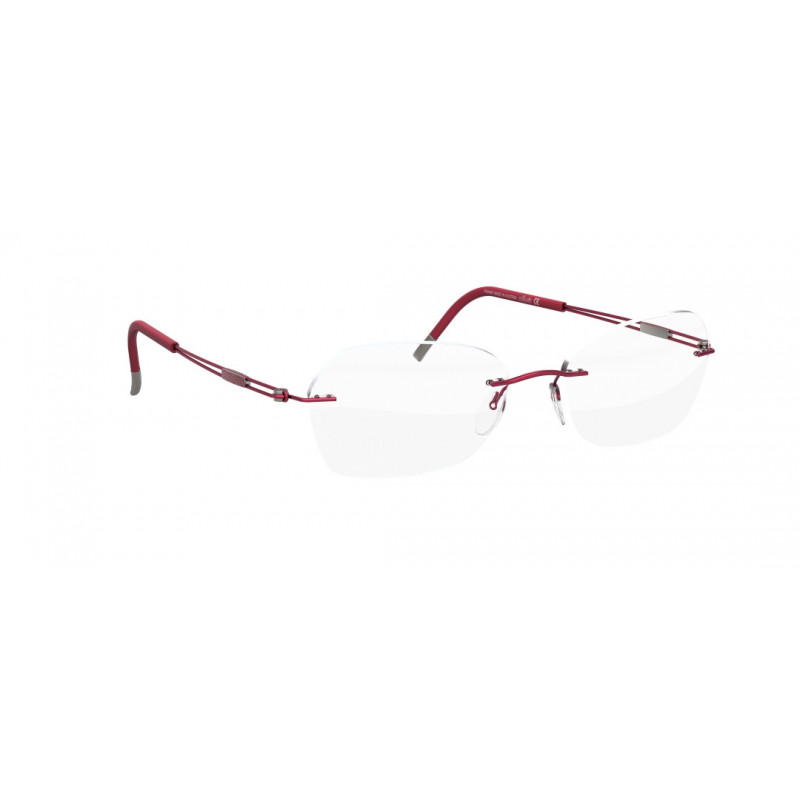 Eyeglasses Silhouette TNG 2018 Chassis Rimless 5521 3040 Ruby Red Eyeglasses Silhouette TNG 2018 Chassis Rimless 5521 3040 Ruby Red