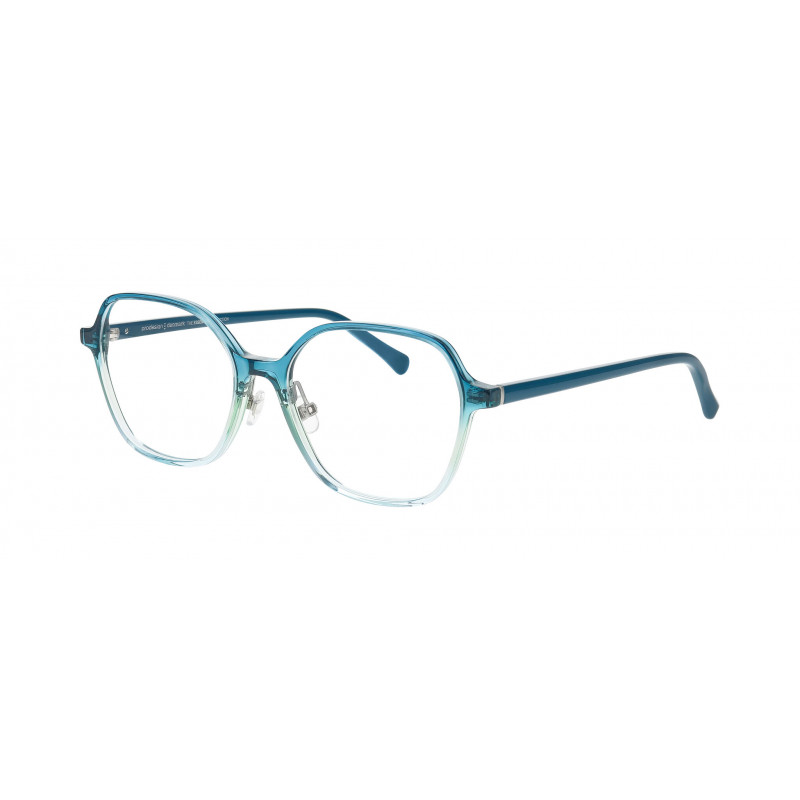 Eyeglasses Pro-design Denmark DELIGHT 1 9245 Aqua Gradient Transparent / Nosepad 53mm
