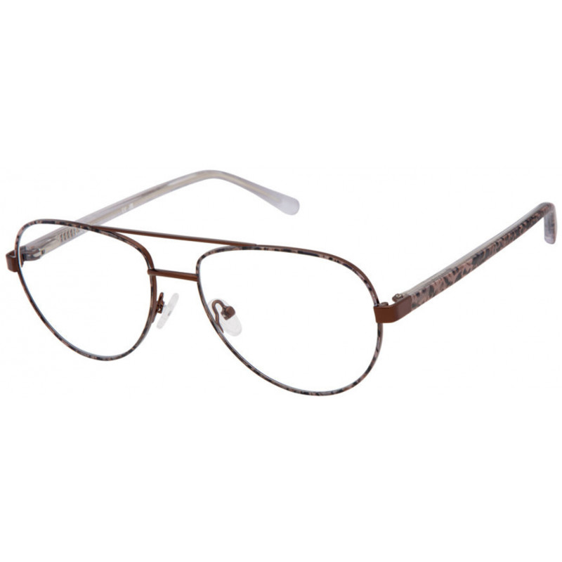 Eyeglasses Nicole Miller JOLY C01 Brown Butterfly 57mm