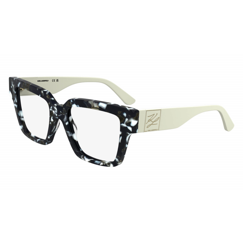 Eyeglasses KARL LAGERFELD KL 6196 016 Marble Black Eyeglasses KARL LAGERFELD KL 6196 016 Marble Black