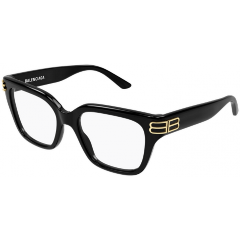 Eyeglasses Balenciaga BB 0437 O- 006 Black / Transparent 54mm