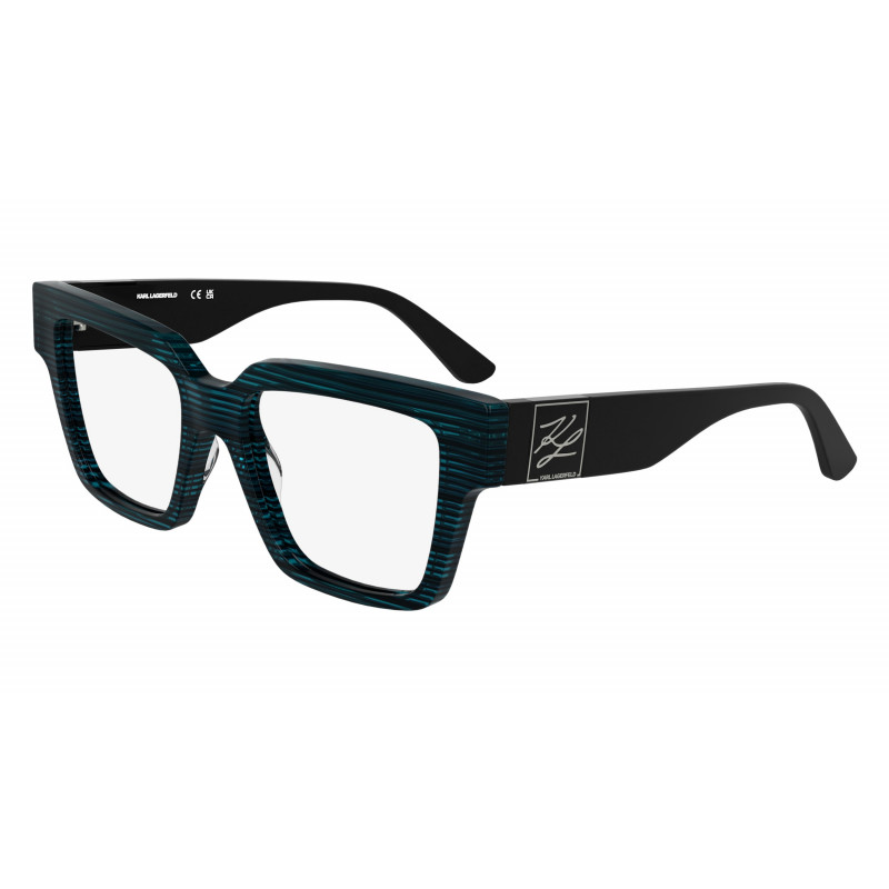 Eyeglasses KARL LAGERFELD KL 6196 422 Striped Blue 53mm