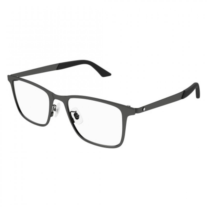 Eyeglasses Montblanc MB 0334 O- 002 Gunmetal / Transparent Eyeglasses Montblanc MB 0334 O- 002 Gunmetal / Transparent