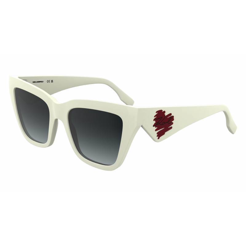 Sunglasses KARL LAGERFELD KL 6184 S 105 White Sunglasses KARL LAGERFELD KL 6184 S 105 White