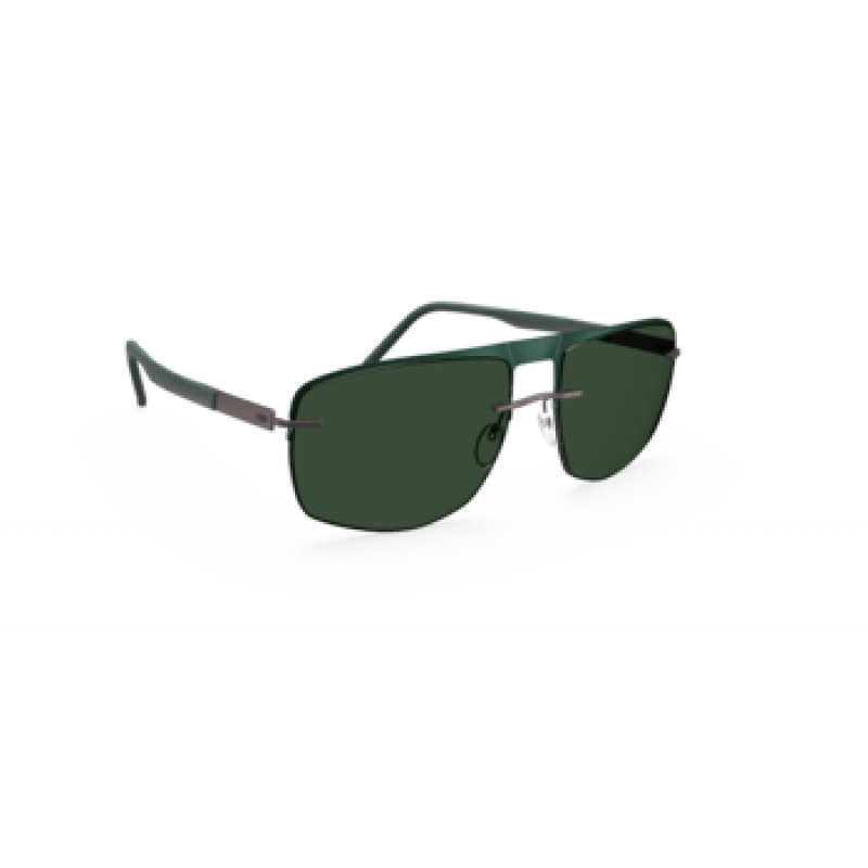 Sunglasses Silhouette Accent Shades 8738 5040 Emerald Green Sunglasses Silhouette Accent Shades 8738 5040 Emerald Green