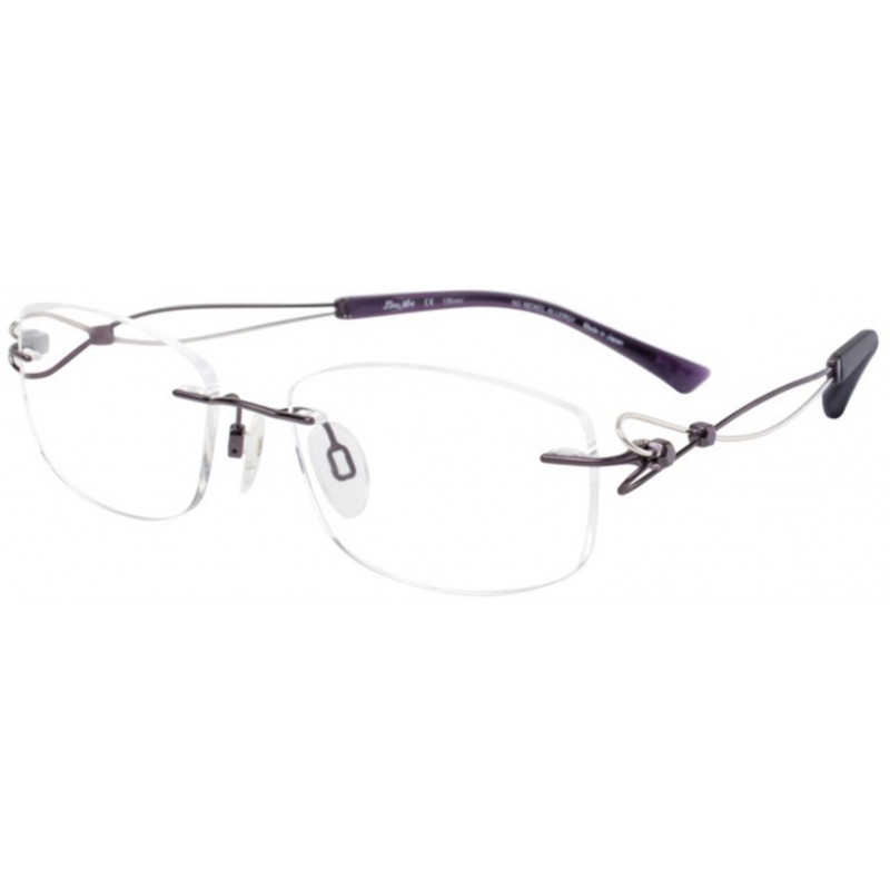 Eyeglasses Line Art 2063 Purple PU 51mm