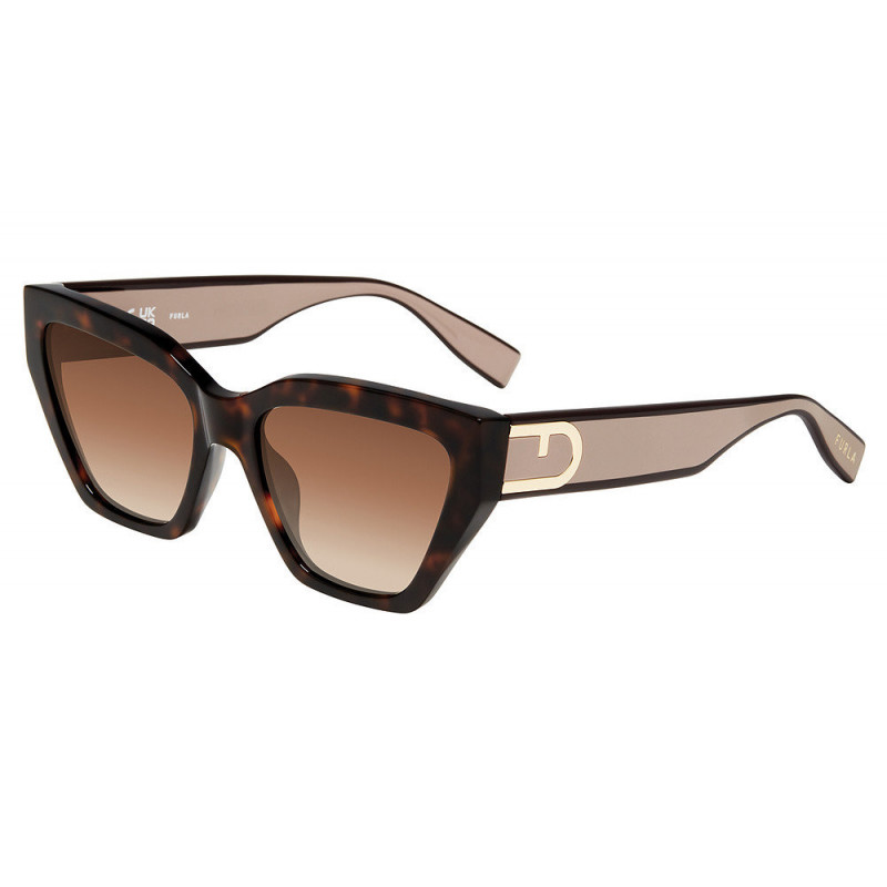Sunglasses Furla SFU 975 0706 Havana 56mm