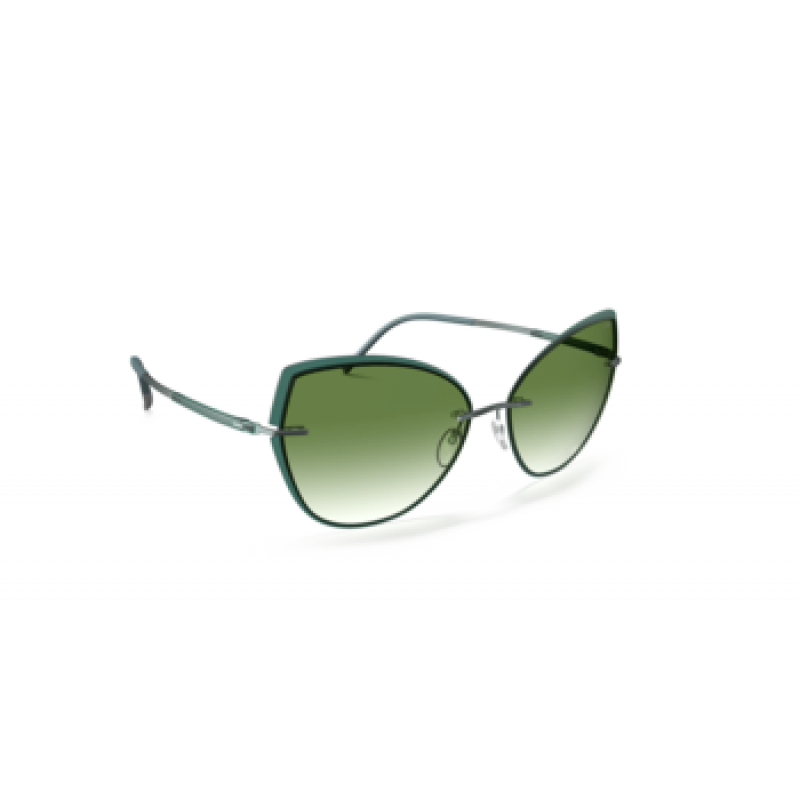 Sunglasses Silhouette Accent Shades 8188 5040 Turquoise Sea 58mm