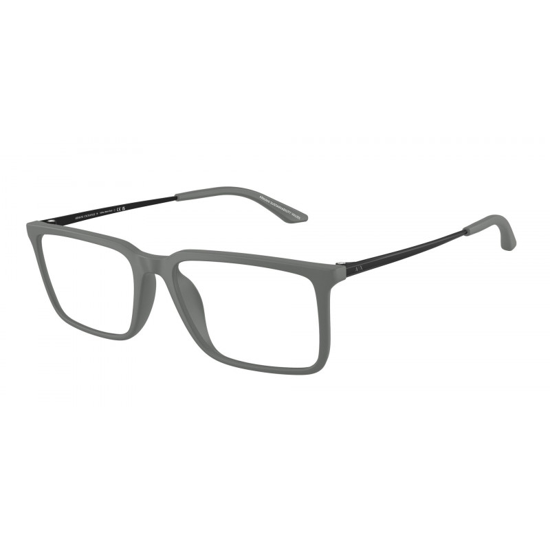 Eyeglasses Armani Exchange AX 3141 U 8407 Matte Grey Demo Lens 54mm