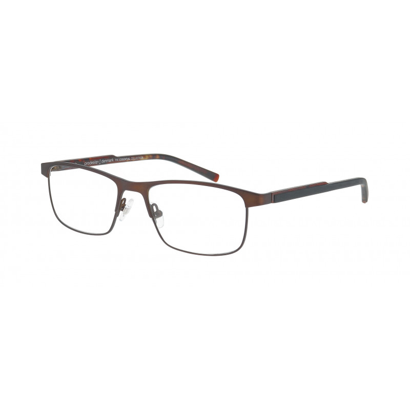 Eyeglasses Pro-design Denmark SLOPE 1 5221 Chocolate Medium Matt / Nosepad 52mm