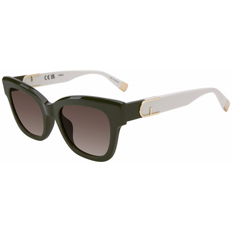 Sunglasses Furla SFU 814 V 06wt Shiny Dark Green Sunglasses Furla SFU 814 V 06wt Shiny Dark Green