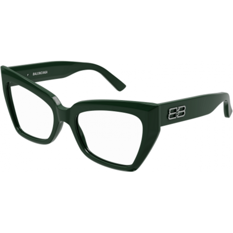 Eyeglasses Balenciaga BB 0275 O- 004 Green / Transparent 53mm