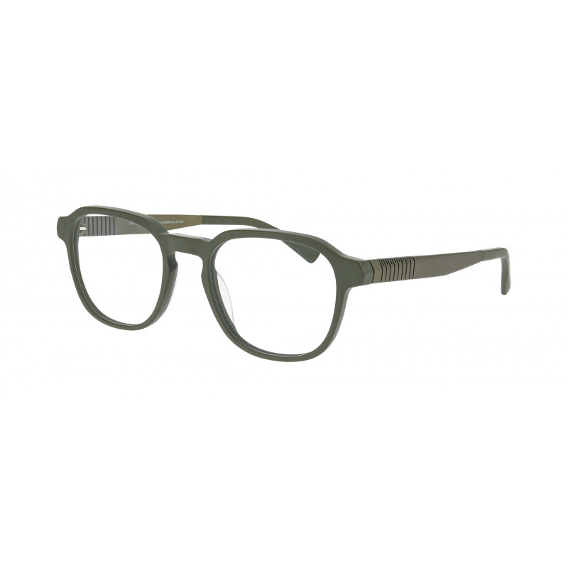 Eyeglasses Pro-design Denmark PROFLEX A 2 9631 Olive-green Dark Matt / Nosepad 52mm
