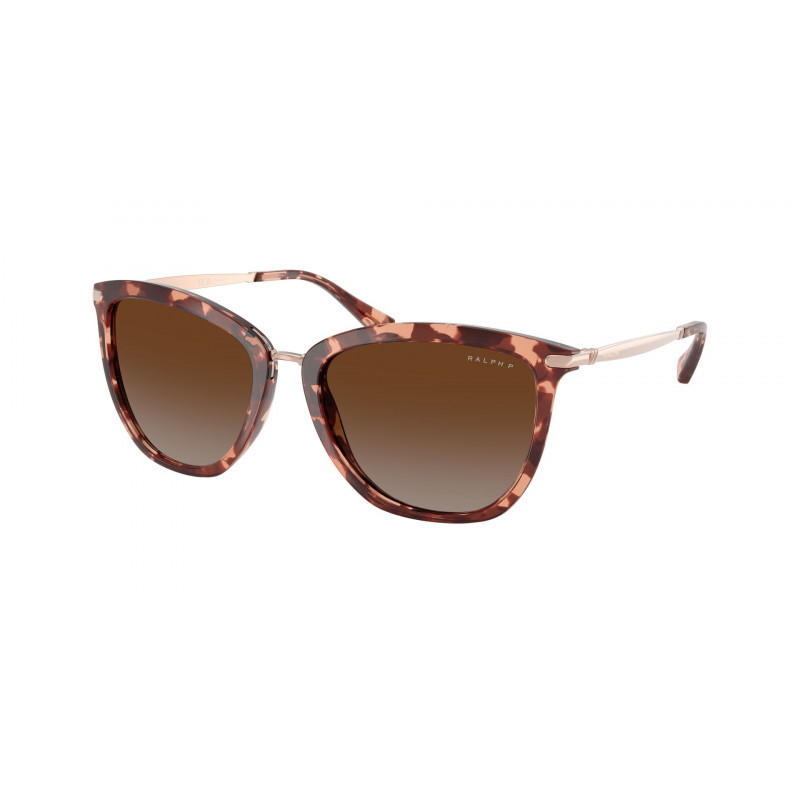 Sunglasses Ralph RA 5245 6394T5 Pink Havana / Brown Gradient Polar Policarbonate Polarized 55mm