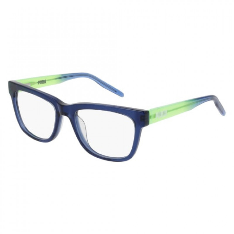 Eyeglasses Puma PJ 0044 O- 004 Blue / Transparent Green Eyeglasses Puma PJ 0044 O- 004 Blue / Transparent Green