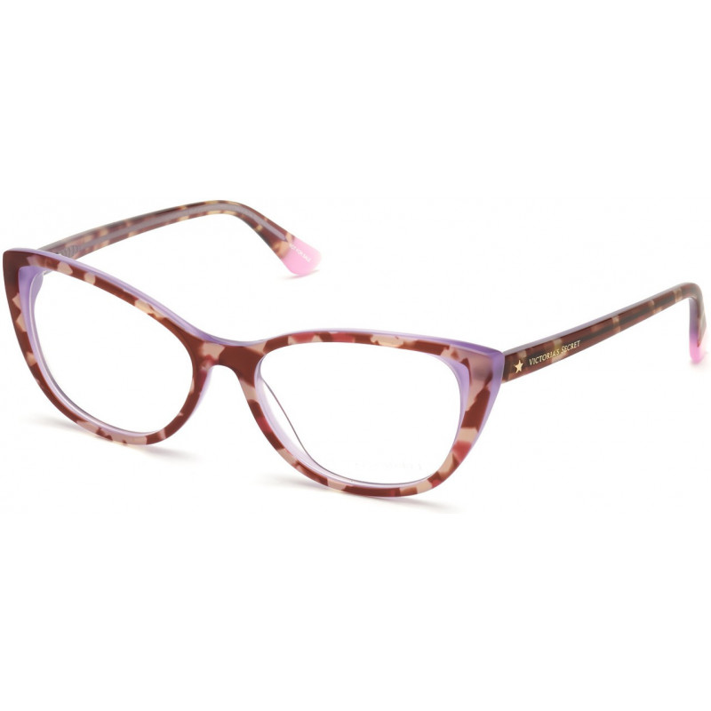Eyeglasses Victoria's Secret VS 5009 052 Tortoise On Purple W/ Gold Star Temple Eyeglasses Victoria's Secret VS 5009 052 Tortoise On Purple W/ Gold Star Temple