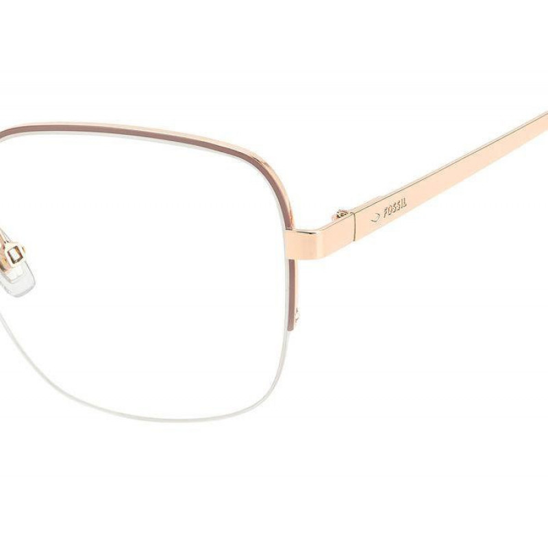 Eyeglasses Fossil FOS 7163 /G AU2 Red Gold Eyeglasses Fossil FOS 7163 /G AU2 Red Gold