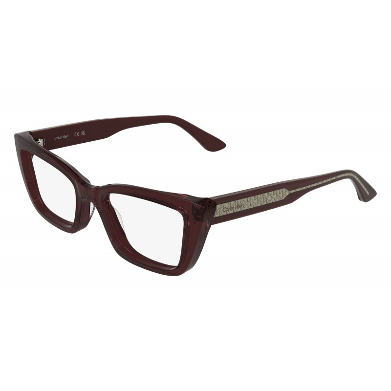 Eyeglasses CK 25549 605 Transparent Burgundy 52mm