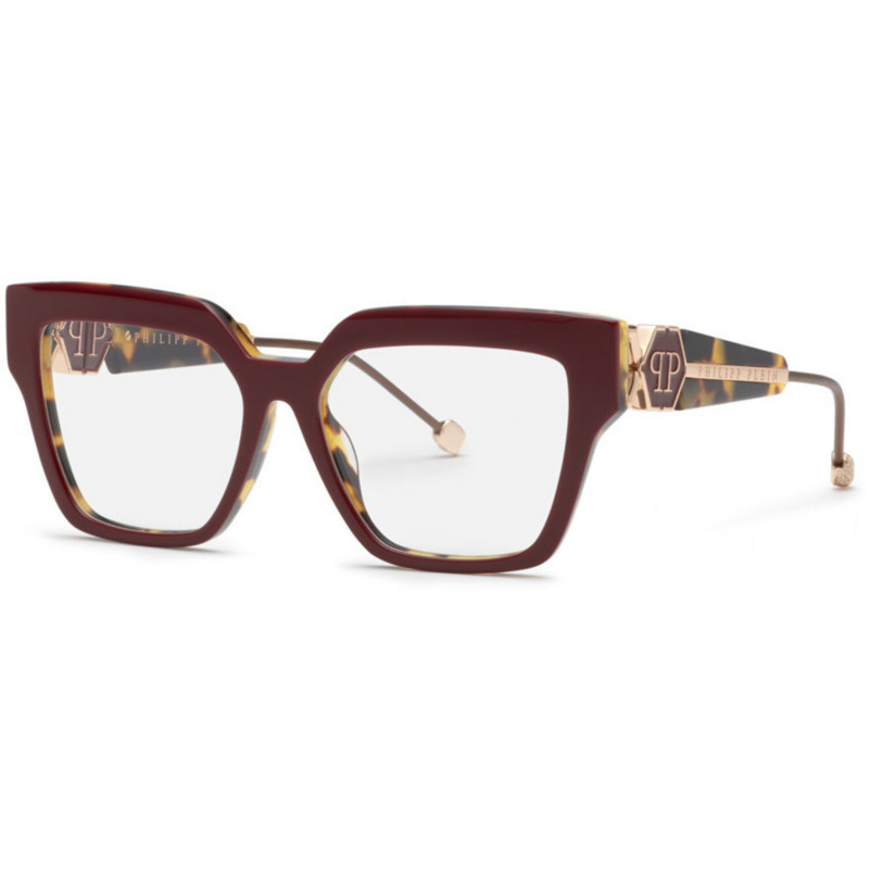 Sunglasses Philipp Plein VPP 165 S 0u86 Bordeaux Top+havana 55mm