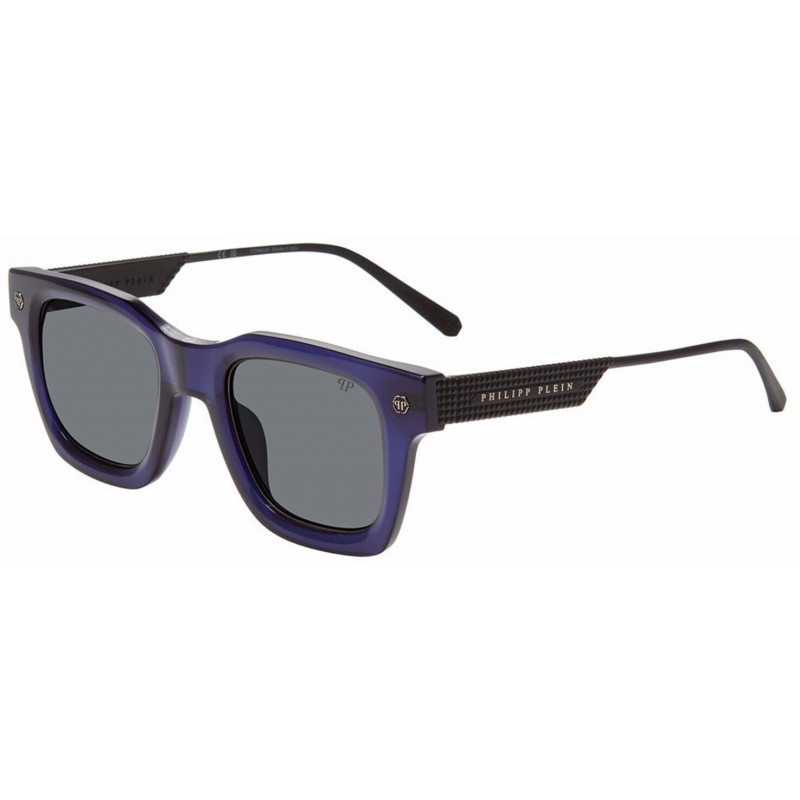 Sunglasses Philipp Plein SPP 105 M 0t31 Transparent Blue Sunglasses Philipp Plein SPP 105 M 0t31 Transparent Blue
