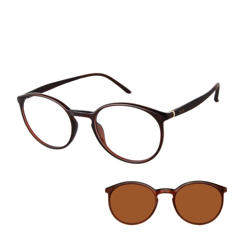 Eyeglasses Elle 13543 Brown BR 50mm