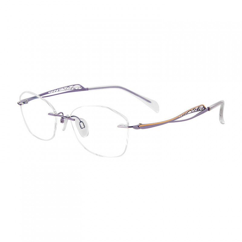 Eyeglasses Line Art 2176 Lavender LA Eyeglasses Line Art 2176 Lavender LA