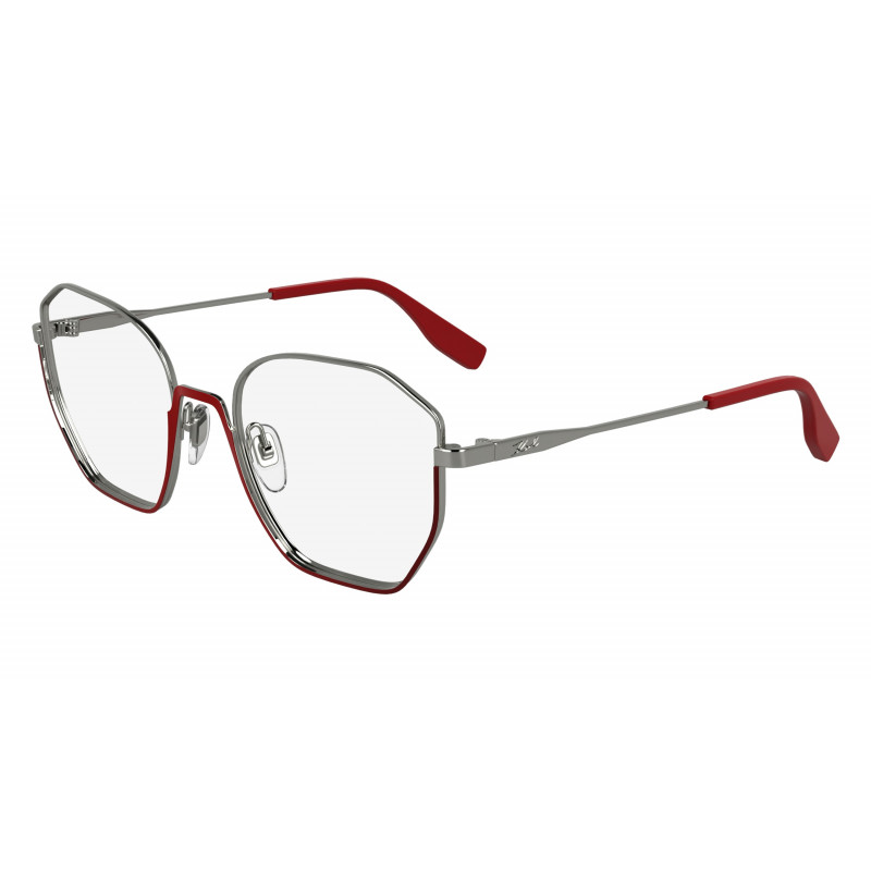 Eyeglasses KARL LAGERFELD KL 356 638 Red/Silver Eyeglasses KARL LAGERFELD KL 356 638 Red/Silver