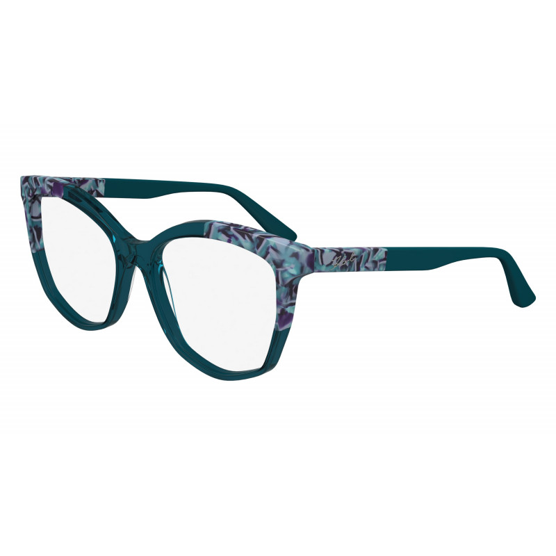 Eyeglasses KARL LAGERFELD KL 6154 434 Blue/Marble Blue Eyeglasses KARL LAGERFELD KL 6154 434 Blue/Marble Blue
