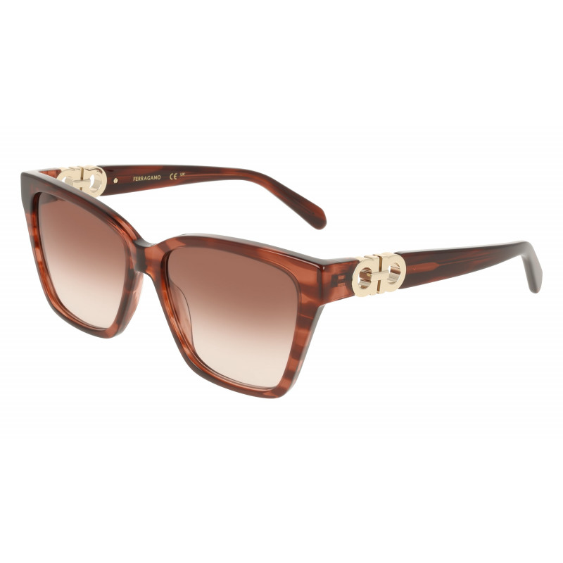 Sunglasses FERRAGAMO SF 2110 S 656 Striped Wine 57mm