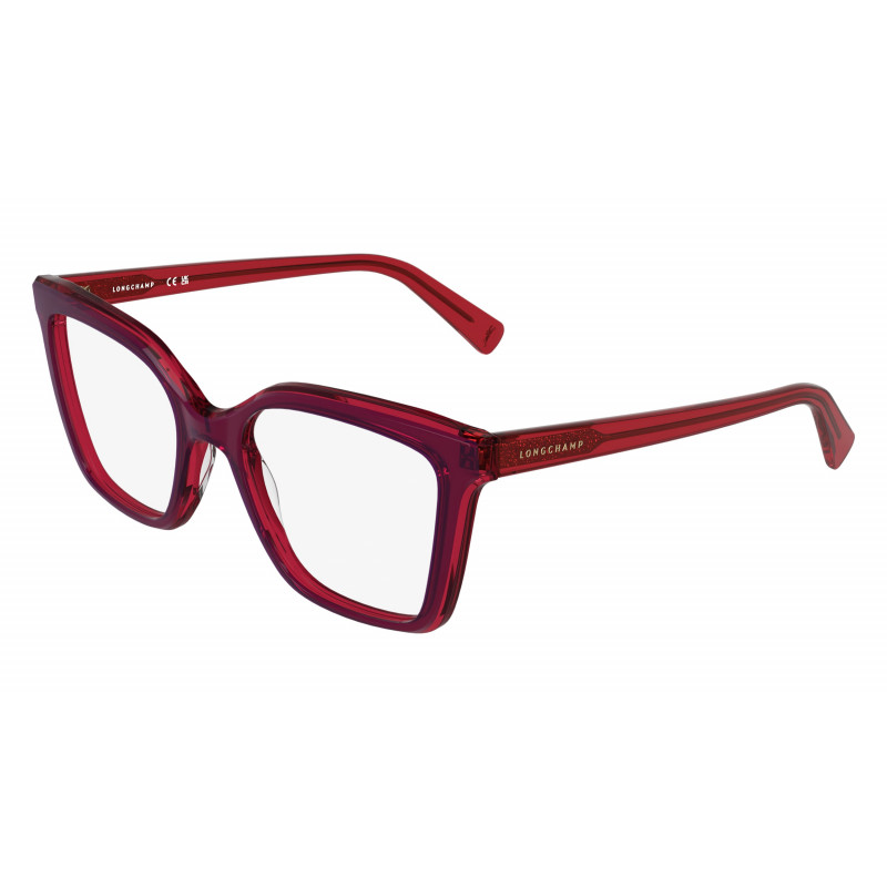 Eyeglasses LONGCHAMP LO 2795 504 Opaline Purple/Transparent Red 53mm