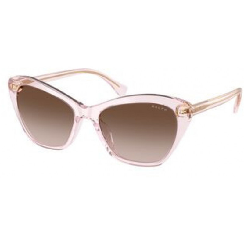 Sunglasses Ralph RA 5337 U 604313 Shiny Transparent Pink / Gradient Brown Polyamide Standard 55mm
