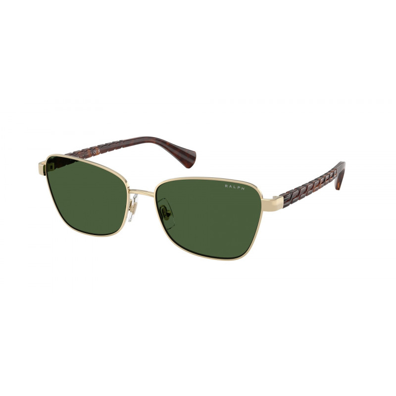 Sunglasses Ralph RA 4149 949071 Shiny Pale Gold / Dark Green Polyamide Standard 56mm